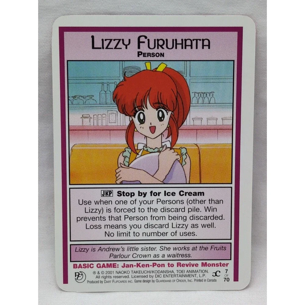 Lizzy Furuhata Sailor Moon CCG Past And Future Card #7